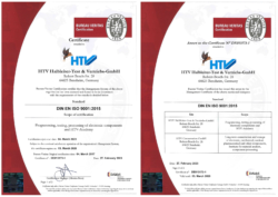 DIN EN ISO 9001:2015 certificate